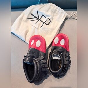 Freshly Picked Mickey Mouse Toddler Baby Moccasins 6